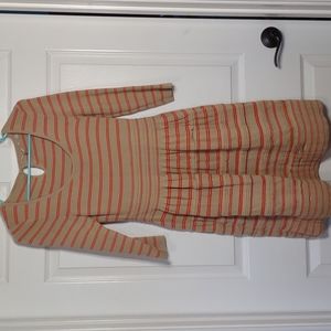 Knitted & Knotted size Medium tan sweater dress